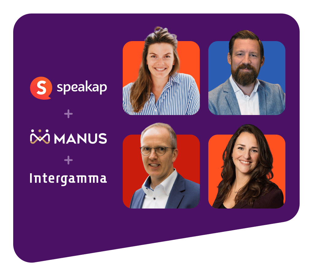 Events page hero - Webinar Speakap + Manus + Intergamma